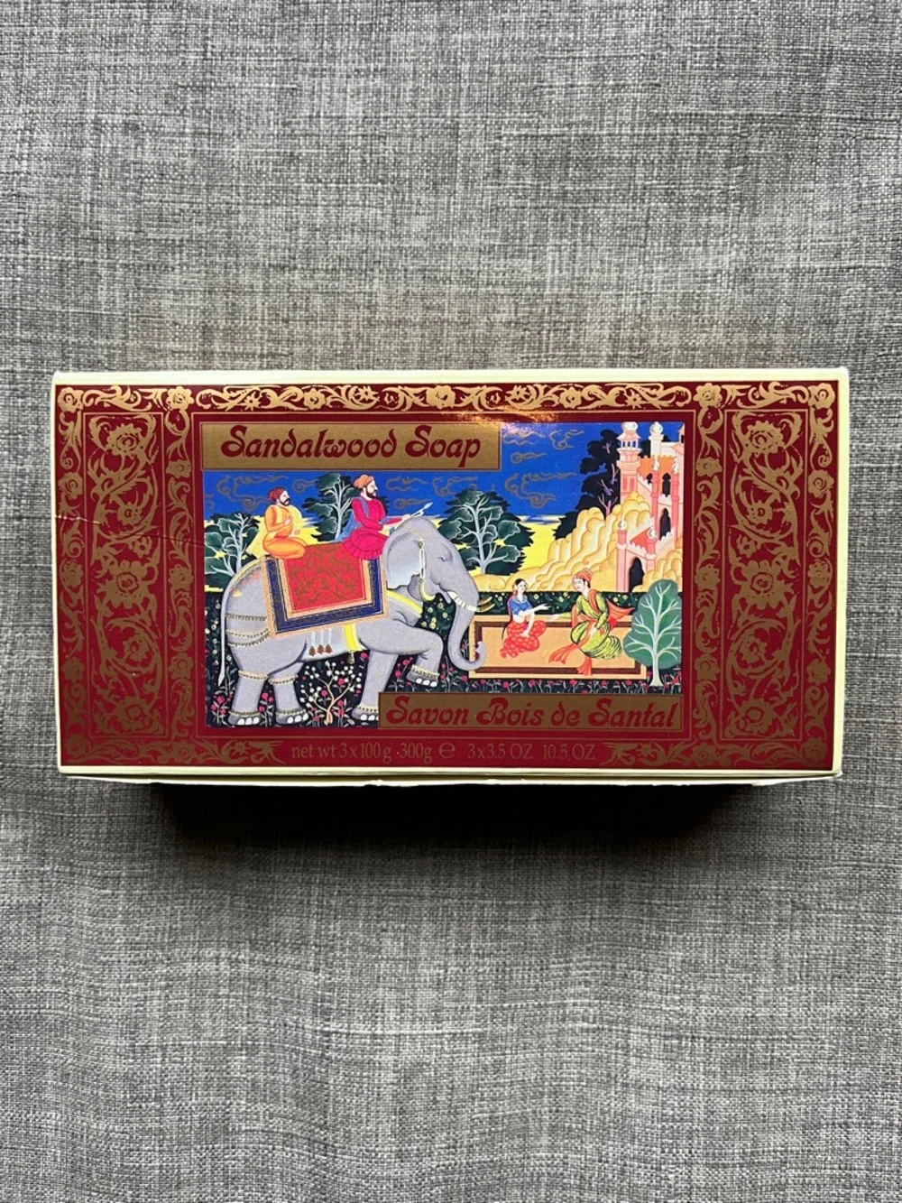 Crabtree & Evelyn Sandalwood Soap 3 Bars 3x3.5 oz. Discontinued